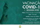 VACINAÇÃO COVID-19 :  2ª DOSE EM IDOSOS COM MAIS DE 77 ANOS SERÁ DIA 15 DE ABRIL