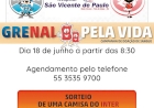 Grenal pela Vida será na próxima sexta-feira
