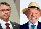 Flávio Bolsonaro sai na frente  de Lula no primeiro turno