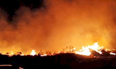 Vários incêndios foram registrados na região