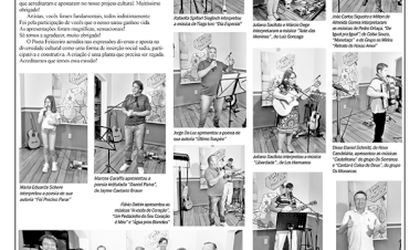 Poeta Feiticeiro realiza live com a participação  de talentos locais