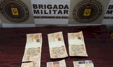 NOTAS FALSAS NO COMÉRCIO DE TRÊS DE MAIO 