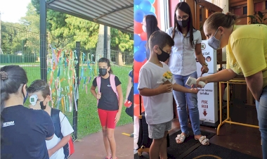 Mais de 95% dos alunos das escolas  particulares retornam às aulas presenciais