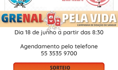 Grenal pela Vida será na próxima sexta-feira