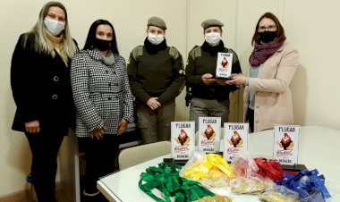 Premiação para os alunos do Proerd