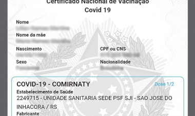 Passaporte vacinal será exigido a partir de segunda-feira
