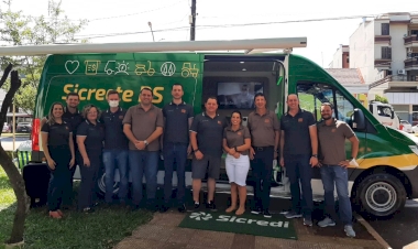 Sicredi Noroeste RS inaugura agência móvel