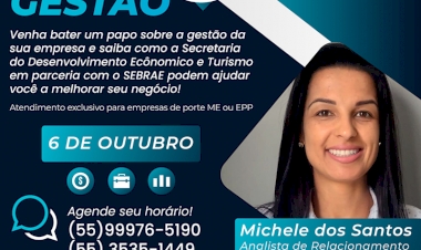 Projeto Hora da Gestão para auxiliar empresários locais