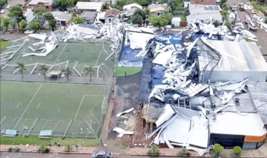 Ventos fortes deixaram rastro de destruição em Giruá