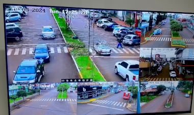 Três de Maio inicia implantação de câmeras de videomonitoramento