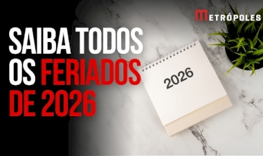 Calendário de feriados e pontos facultativos de 2026