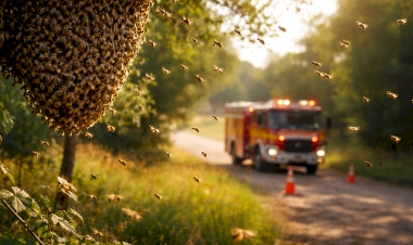 Bombeiros atendem mais de uma chamada por dia envolvendo abelhas