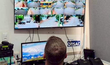 Três de Maio conclui duplicação do sistema de monitoramento eletrônico