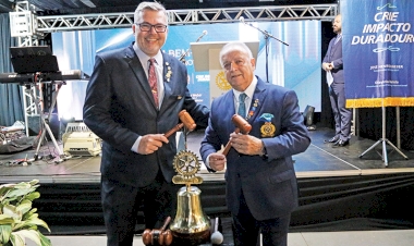 José Henrique Weber assume a governadoria do Distrito 4660 do Rotary gestão 2026-2027