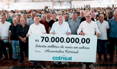 Cooperação, desenvolvimento e sustentabilidade:  a essência dos 69 anos da Cotrisal