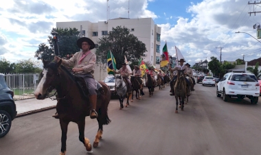 Distribuição regional da  Chama Crioula é amanhã,  no CTG Tropeiros do Buricá
