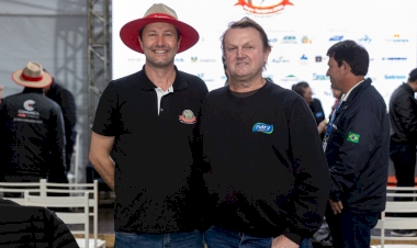 Rodrigo como presidente e Petry como vice, vão comandar a Expo Terneira 2028