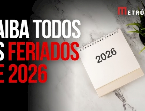 Calendário de feriados e pontos facultativos de 2026