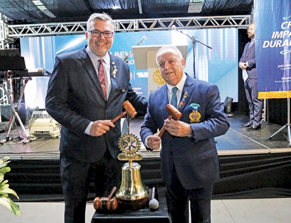 José Henrique Weber assume a governadoria do Distrito 4660 do Rotary gestão 2026-2027