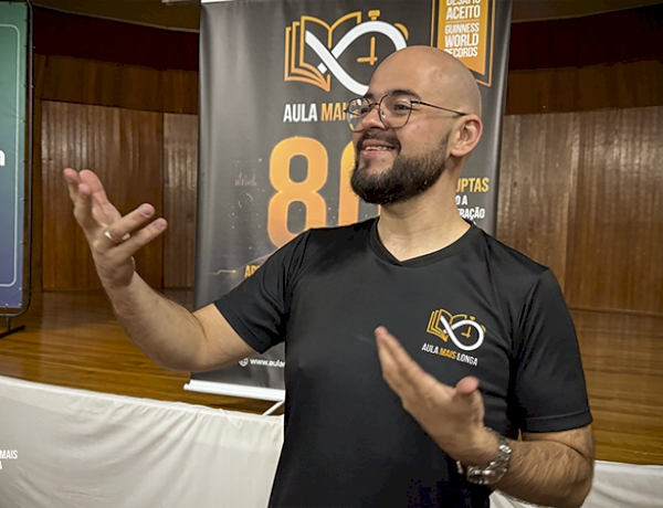 Projeto de três-maiense busca recorde mundial com aula mais longa do mundo