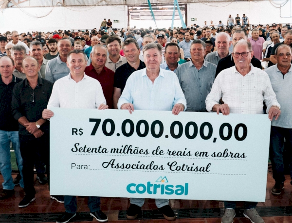 Cooperação, desenvolvimento e sustentabilidade:  a essência dos 69 anos da Cotrisal