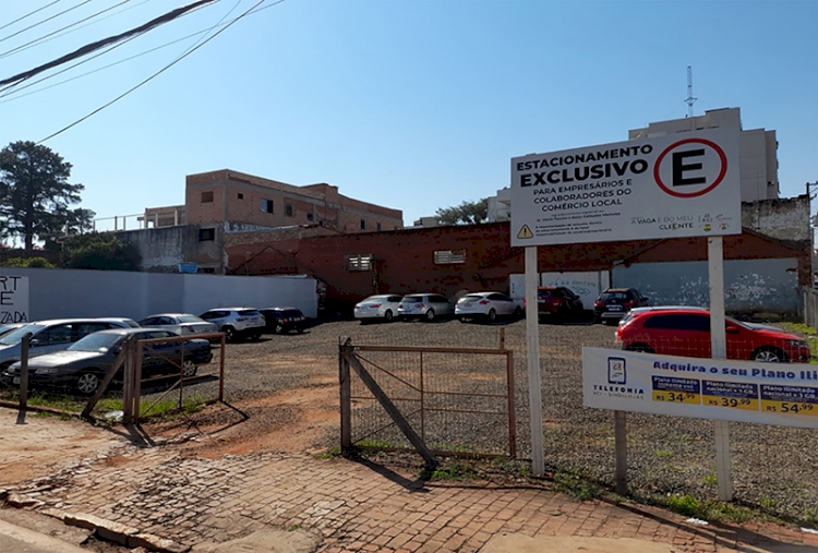 Projeto quer ampliar o número de estacionamentos na área central da cidade