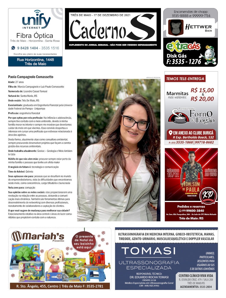 Caderno S 17 de Dezembro de 2021