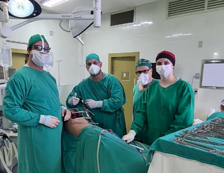 HSVP realiza primeira cirurgia torácica