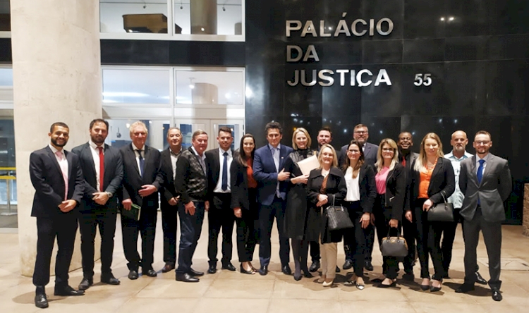 OAB de Três de Maio leva reivindicações em audiência com a Corregedoria-Geral de Justiça