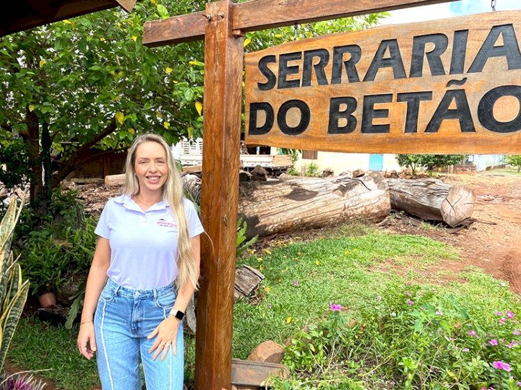 'Tenho muito orgulho em dizer que trabalho em uma serraria e que sou mulher e empreendedora', diz sócia que pretende dar continuidade ao negócio da família