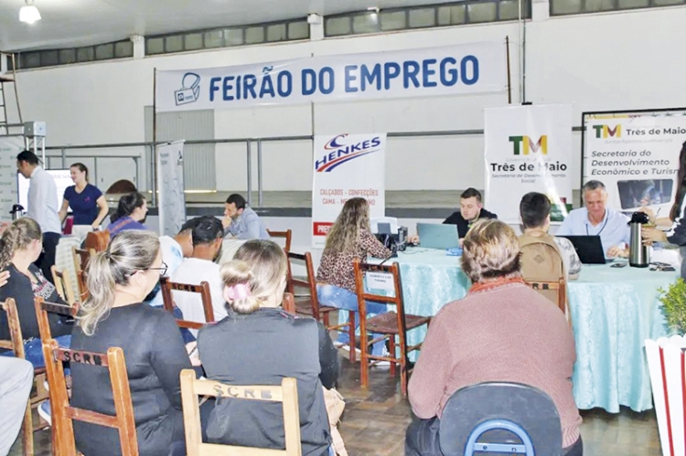 2° Feirão do Emprego oportuniza contato direto  entre trabalhador e empresas