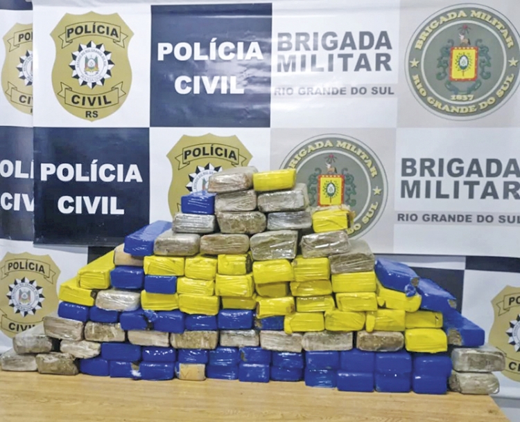 Apreensão de drogas no  primeiro semestre já  ultrapassa todo ano de 2023