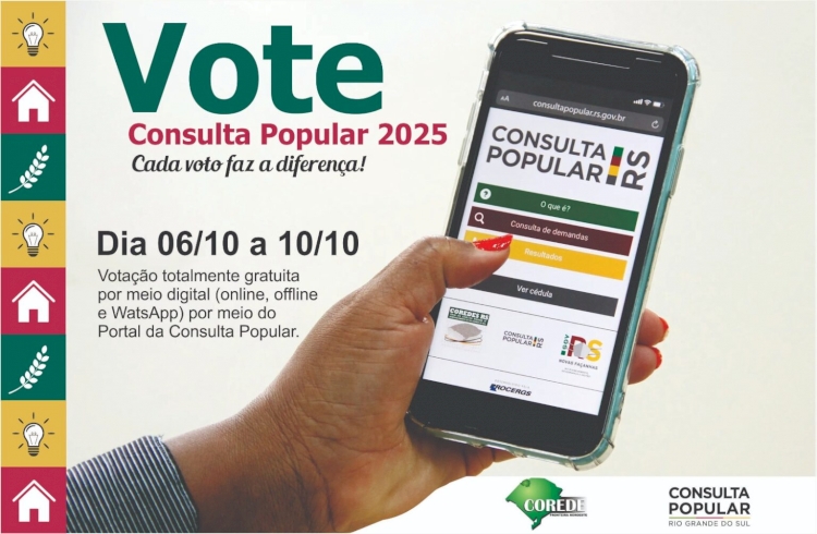 Consulta Popular vai até sexta-feira