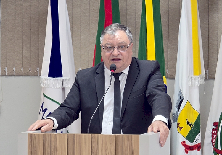 Delmar Mebius seguirá pelo quarto  ano consecutivo na presidência da Câmara de Vereadores de Três de Maio
