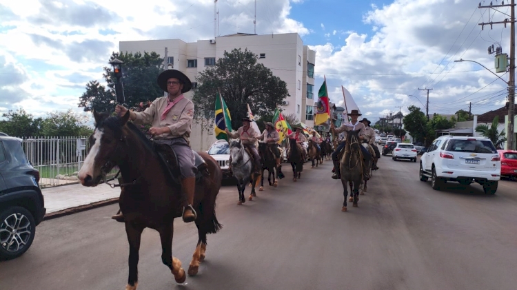 Distribuição regional da  Chama Crioula é amanhã,  no CTG Tropeiros do Buricá