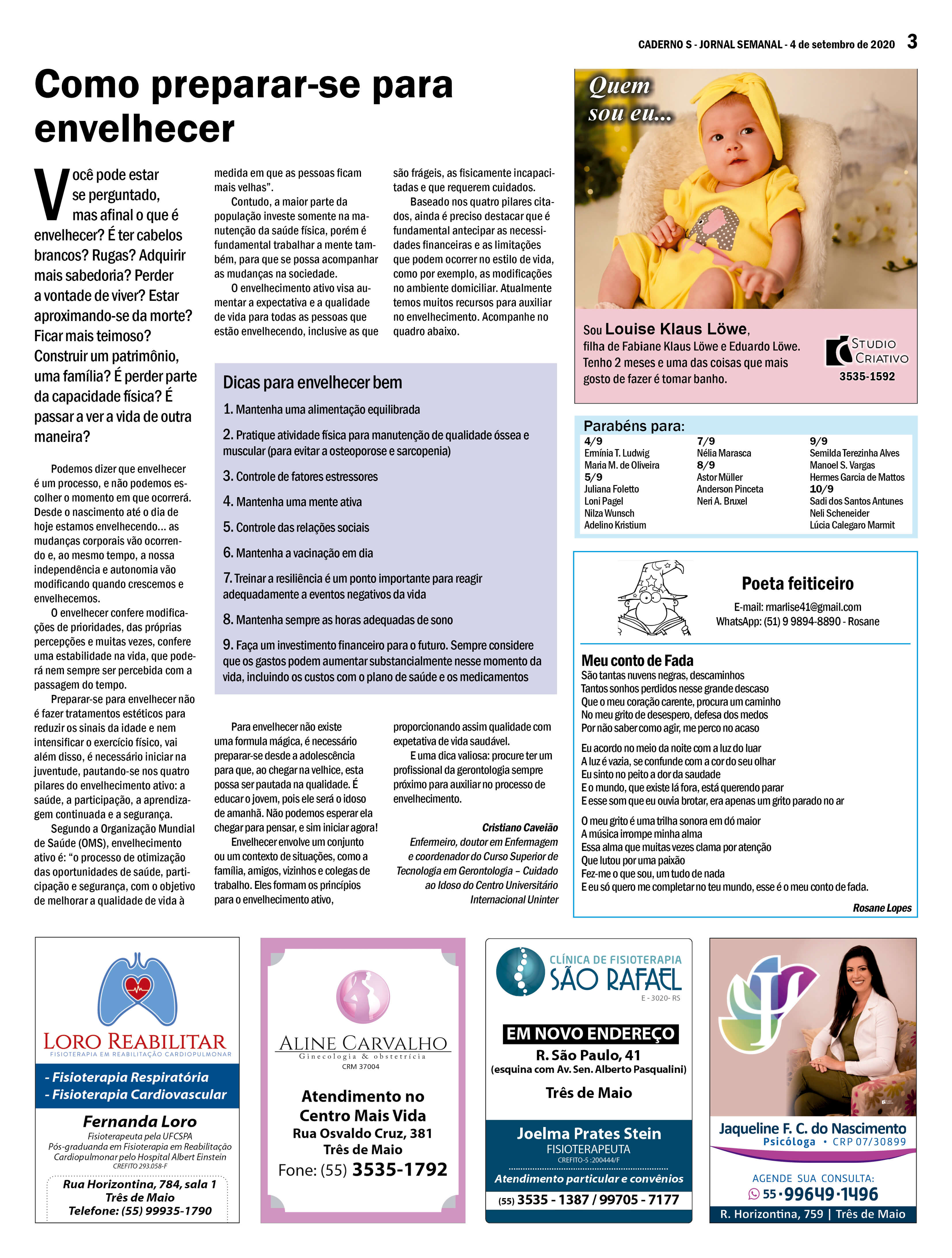 Edição 4 de setembro de 2020