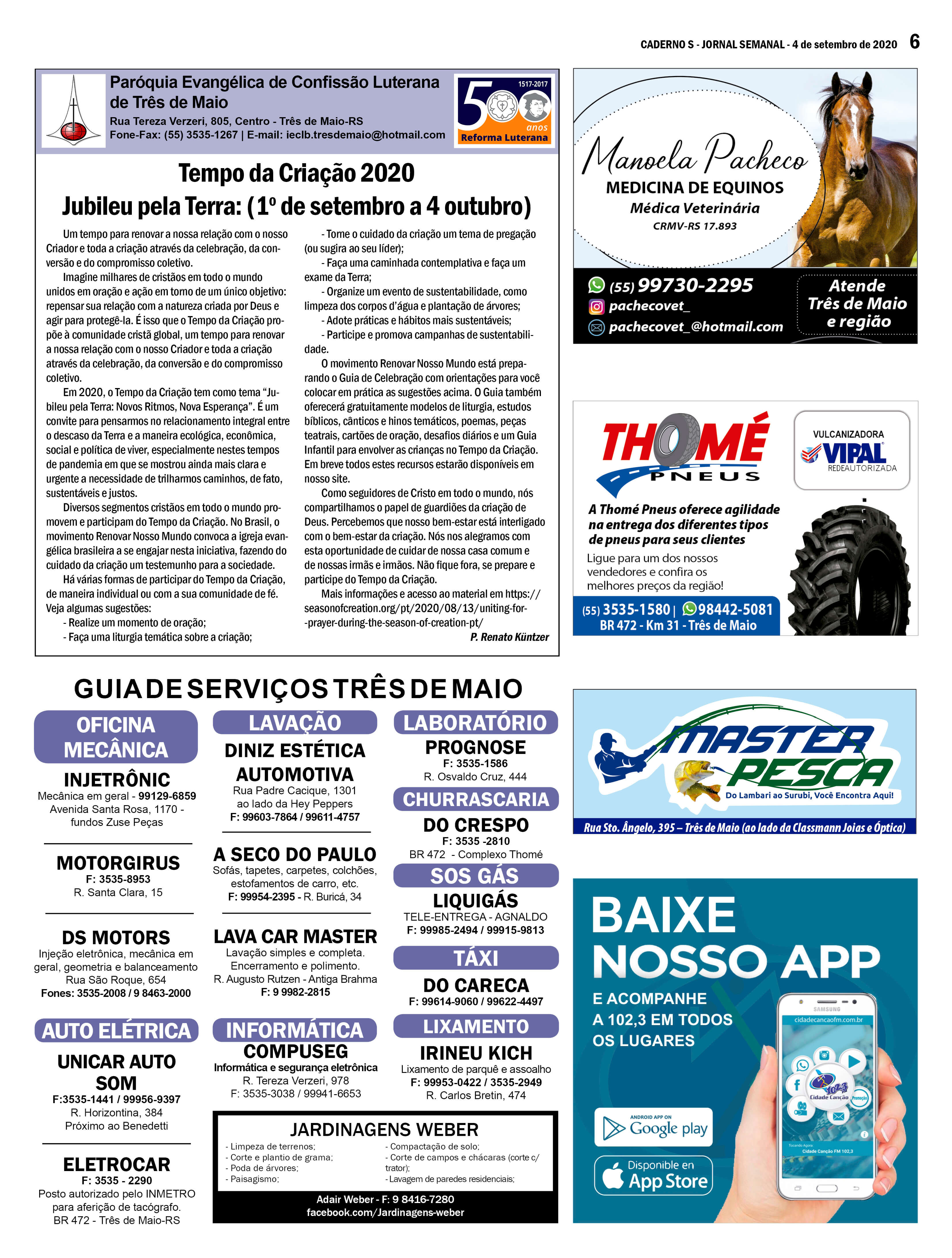 Edição 4 de setembro de 2020