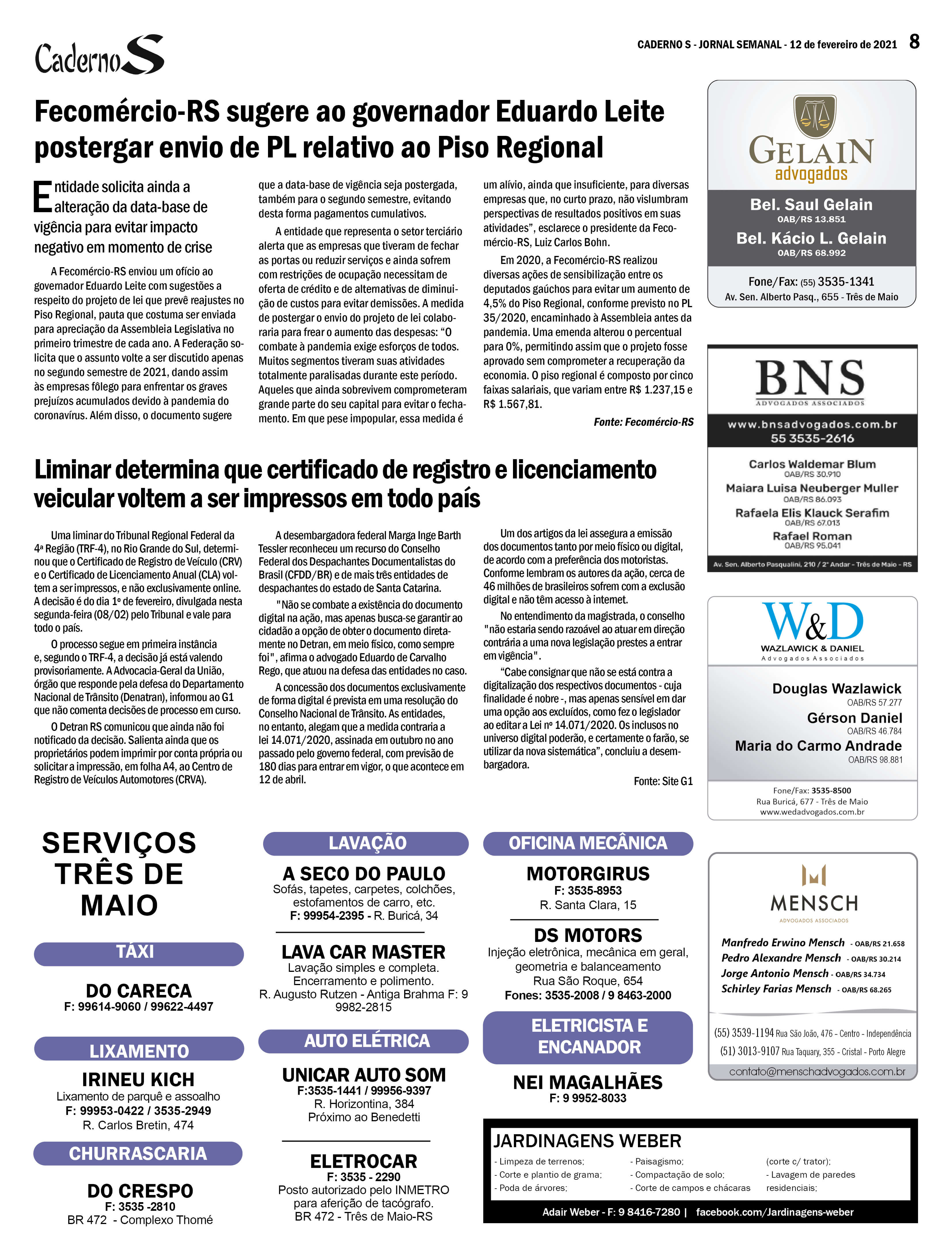 Edição 12 de fevereiro de 2021